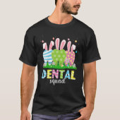 Tooth Bunny Easter Dental Squad T-shirt (Voorkant)