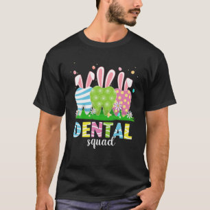 Tooth Bunny Easter Dental Squad T-shirt