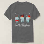 Tooth christmas Halloween Costume Dental Assistant T-shirt (Design voorkant)