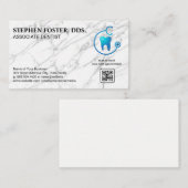 Tooth Doctor Logo | Tandheelkunde | QR-code Visitekaartje (Voorkant / Achterkant)