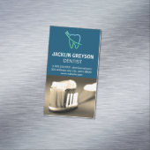 Tooth en Brush Logo Magnetisch Visitekaartje (Voorbeeld)