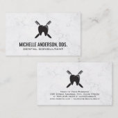 Tooth en Brush Logo Visitekaartje (Voorkant / Achterkant)