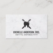 Tooth en Brush Logo Visitekaartje (Voorkant)