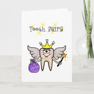 Tooth Fairy Announcement Card Aankondiging