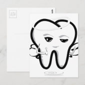 Tooth Fairy Briefkaart (Voorkant / Achterkant)