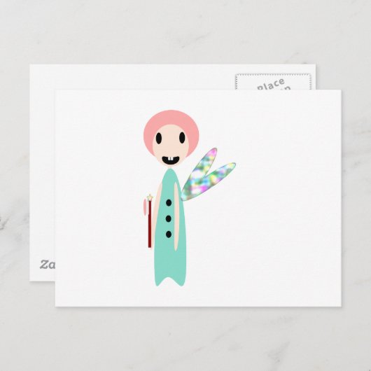 Tooth Fairy Briefkaart (Voorkant / Achterkant)