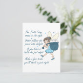 Tooth Fairy Briefkaart (Staand voorkant)