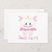 Tooth Fairy Briefkaart (Voorkant / Achterkant)