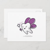 Tooth fairy briefkaart (Voorkant / Achterkant)
