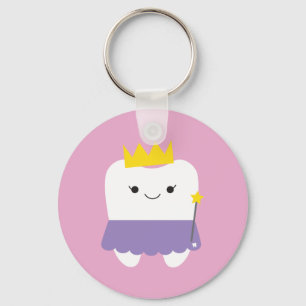 Tooth Fairy Button Sleutelhanger