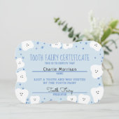 Tooth Fairy Certificate Boy 2 Kaart (Staand voorkant)
