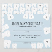 Tooth Fairy Certificate Kaart (Voorkant / Achterkant)