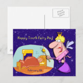 Tooth Fairy Day 28 februari Briefkaart (Voorkant / Achterkant)