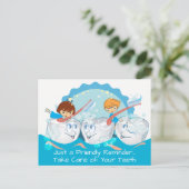 Tooth Fairy Dental Apointment Briefkaart (Staand voorkant)