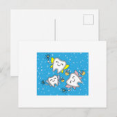 Tooth Fairy Dentist Lost Milk Tooth Briefkaart (Voorkant / Achterkant)