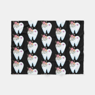 Tooth Fairy Dentist Orthodontist Dental Assistant Fleece Deken