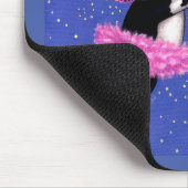 Tooth Fairy Dog Boston Terrier Pink Tutu Crown Muismat (Hoek)