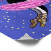 Tooth Fairy Dog Boston Terrier Pink Tutu Crown Poster (Hoek)