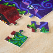 Tooth Fairy Flying Teeth Toothborstel Crown Big Ey Legpuzzel (Zijkant)