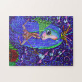 Tooth Fairy Flying Teeth Toothborstel Crown Big Ey Legpuzzel (Horizontaal)