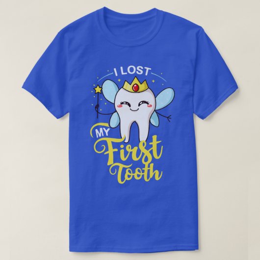Tooth Fairy Gift Dental Teeth Letter T-shirt (Design voorkant)