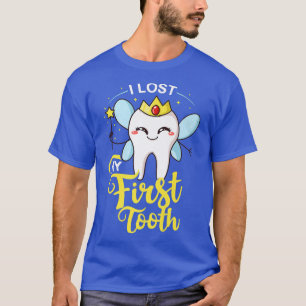 Tooth Fairy Gift Dental Teeth Letter T-shirt