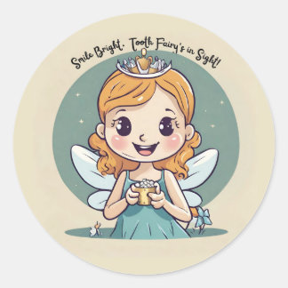 Tooth Fairy Gift Ronde Sticker