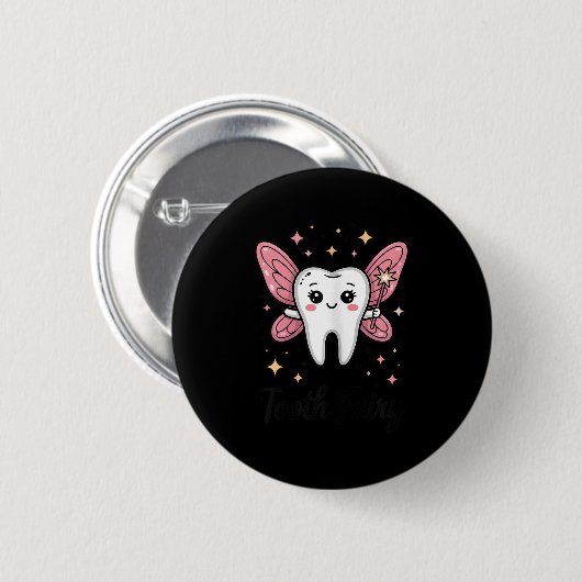 Tooth Fairy Halloween  Ronde Button 5,7 Cm (Voorkant /achterkant)