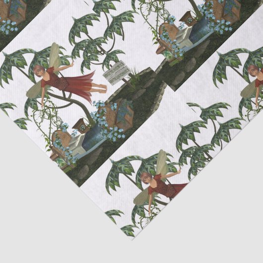 Tooth Fairy in Flight Tissuepapier (Detail)