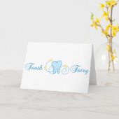 Tooth Fairy Kaart (Gele Bloem)