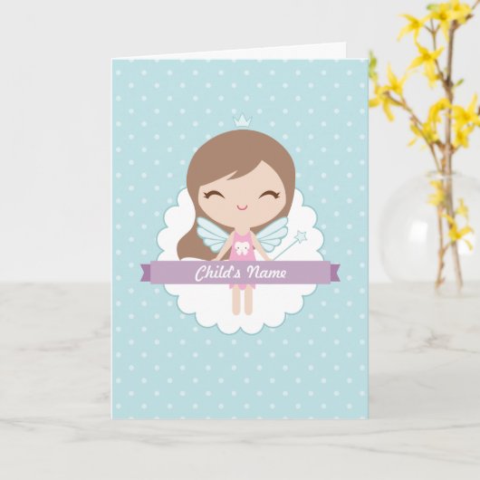 Tooth Fairy Kaart () (Gele Bloem)