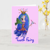 Tooth Fairy Kaart (Gele Bloem)