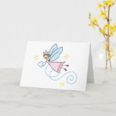 Tooth Fairy Kaart (Gele Bloem)