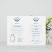Tooth Fairy Letter & Receipt Blue (Staand voorkant)
