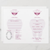Tooth Fairy Letter & Receipt Pink (Voorkant / Achterkant)