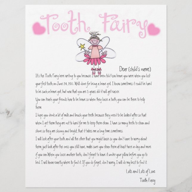 Tooth Fairy Magic personaliseren (Voorkant)