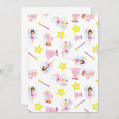  Tooth Fairy Magic Wand White Teeth Bedankkaart (Voorkant / Achterkant)