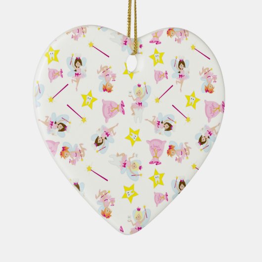 Tooth Fairy Magic Wand White Teeth Keramisch Ornament (Rechts)