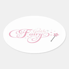 Tooth Fairy Ovale Sticker