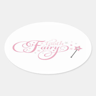 Tooth Fairy Ovale Sticker