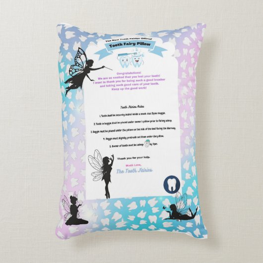 Tooth Fairy Pillow Accent Kussen (Voorkant(Verticaal))