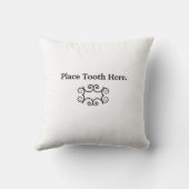 Tooth Fairy    PillowCustomize with Child's Name Kussen (Achterkant)