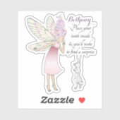 Tooth Fairy Poem Kinder gepersonaliseerde label (Vel)