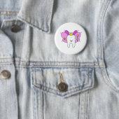 Tooth Fairy Princess Gefeliciteerd Ronde Button 5,7 Cm (In situ)