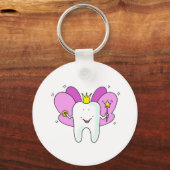Tooth Fairy Princess Gefeliciteerd Sleutelhanger (Voorkant)