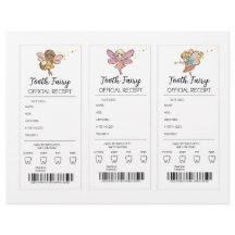 Tooth Fairy Receipt