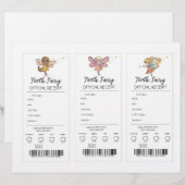 Tooth Fairy Receipt (Voorkant / Achterkant)