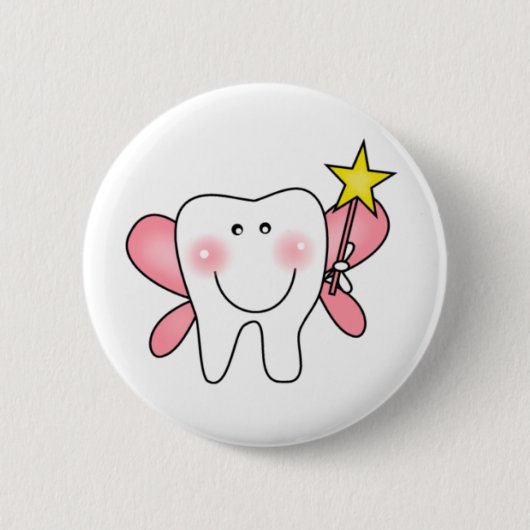 Tooth Fairy Ronde Button 5,7 Cm (Voorkant)