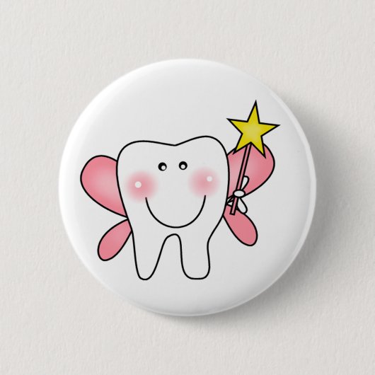 Tooth Fairy Ronde Button 5,7 Cm (Voorkant)