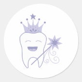 Tooth Fairy Ronde Sticker (Voorkant)